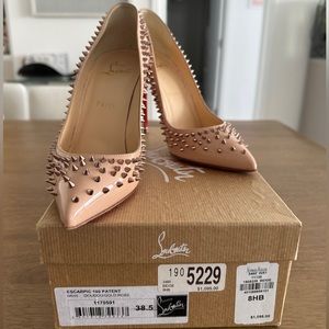 Christian Louboutin Rare Studded Heel Size 38.5